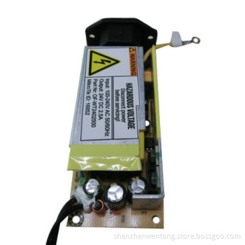 60W Switching Mode Open Frame Power Supply with 100-240V AC, 50/60Hz Input, 24V DC, 2.5A Output